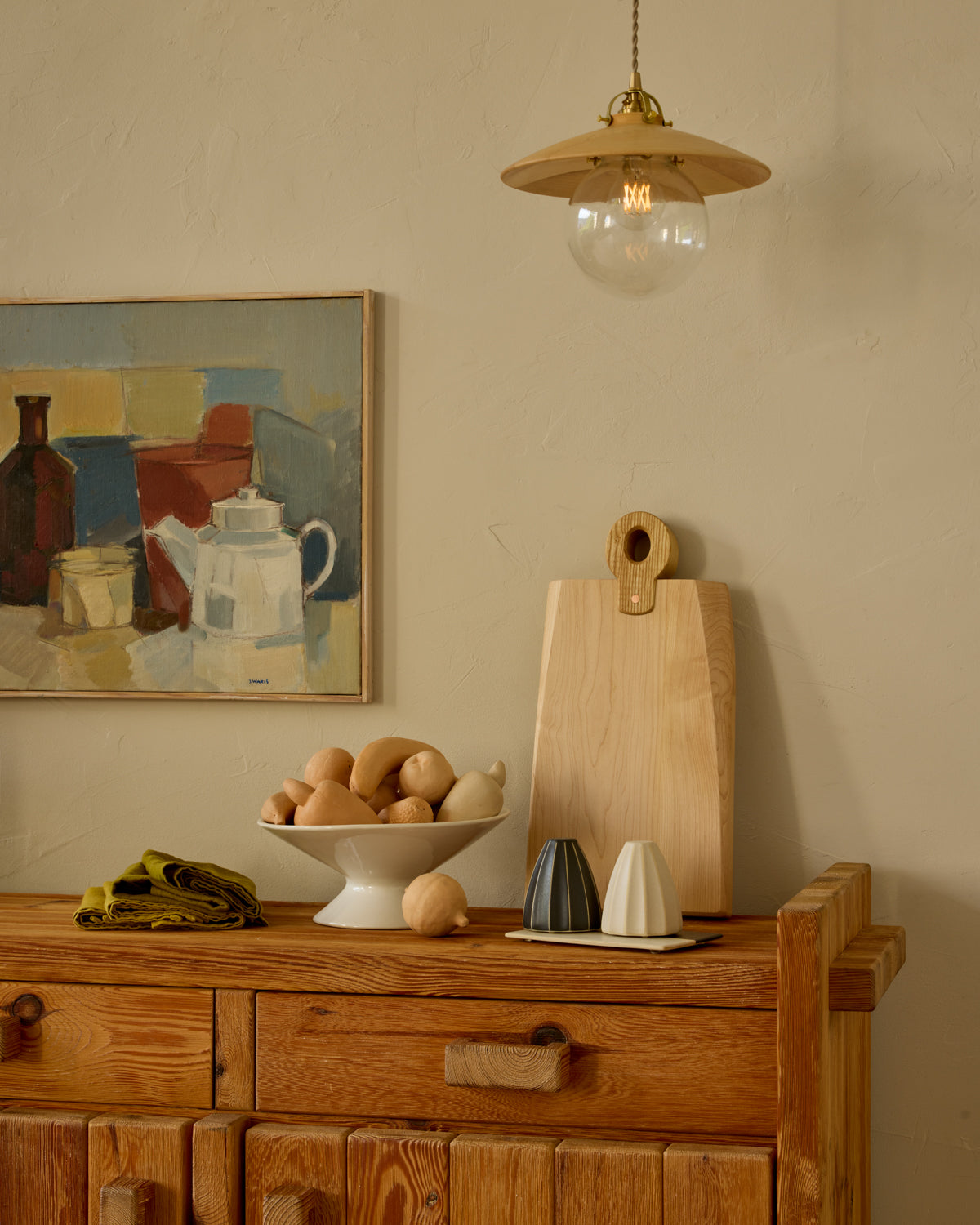 #shade-finish_natural maple #Cord-Color---Glass_Beige Cord - Clear Globe