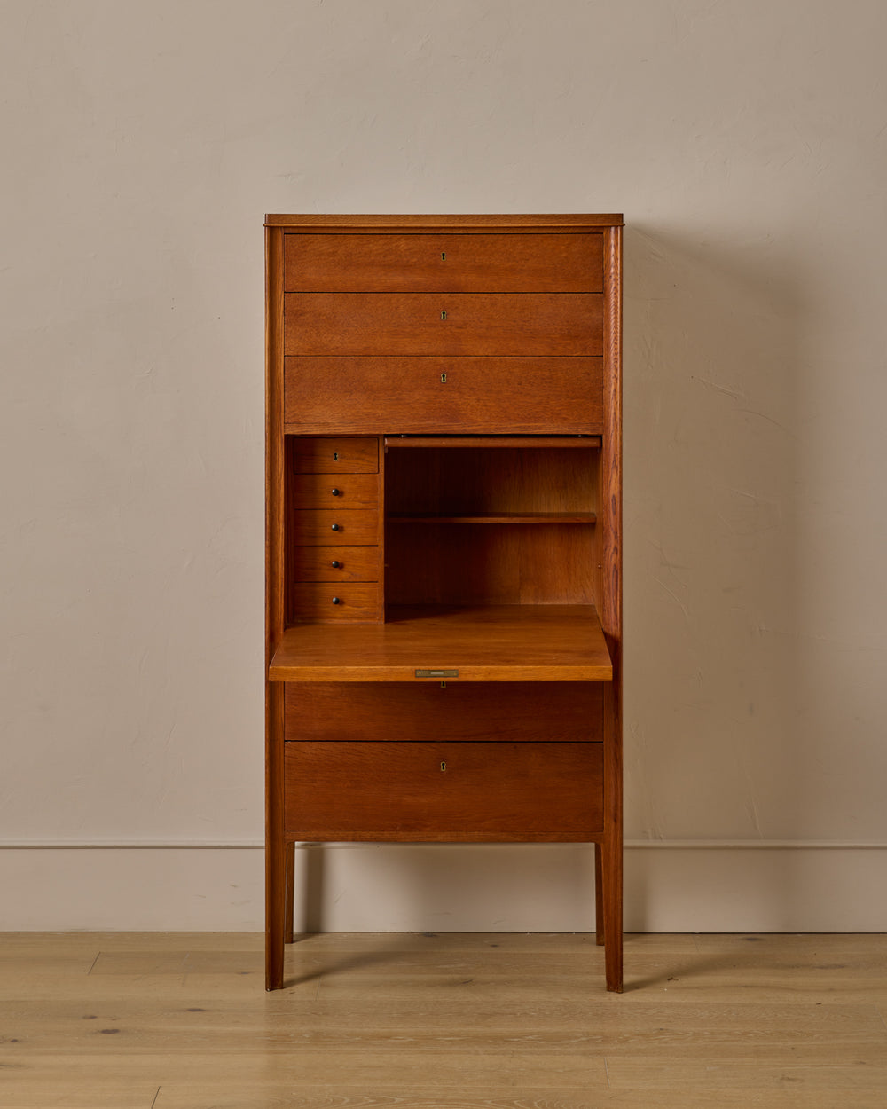 1940s Danish Dressing Cabinet with Mirror