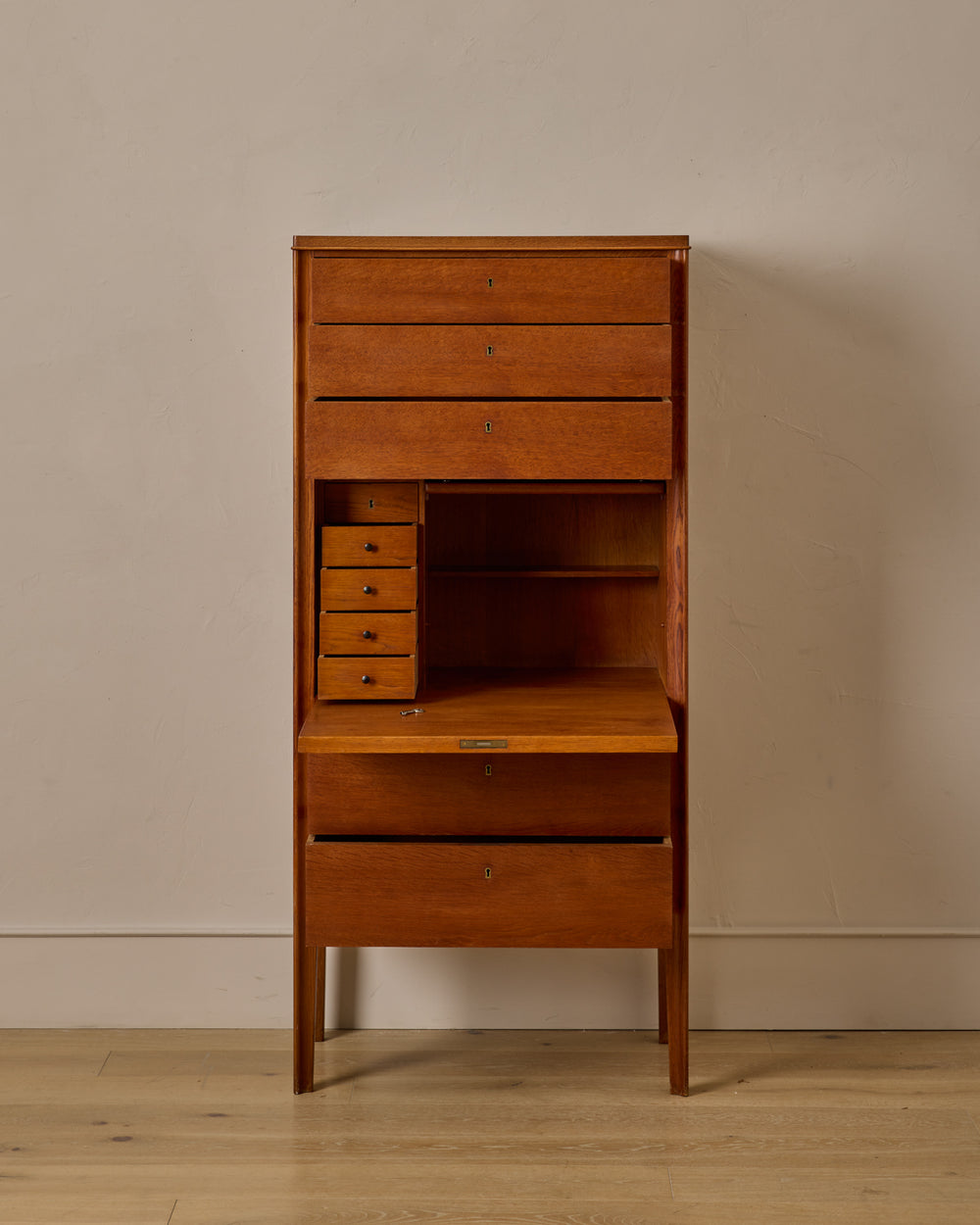 1940s Danish Dressing Cabinet with Mirror