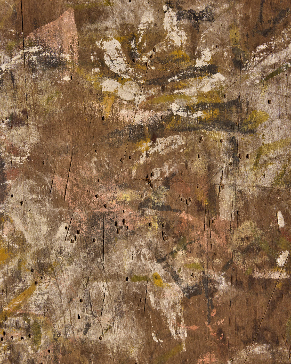 Abstract on Wood Panel