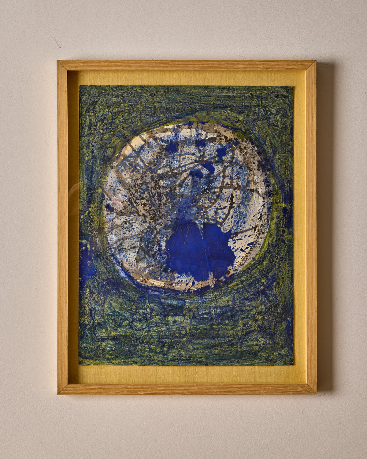 Abstract Moon in Blues