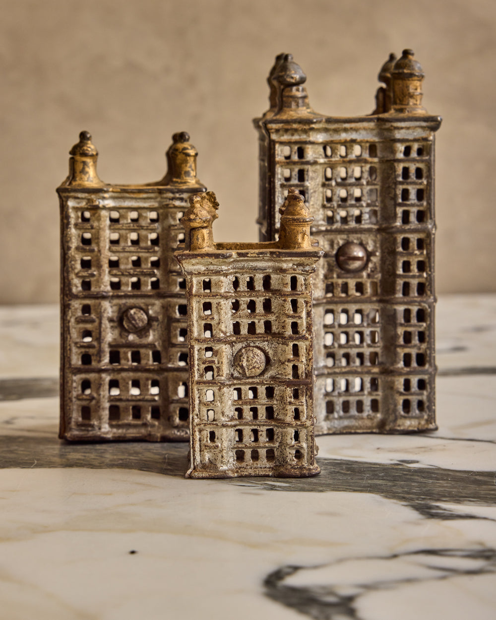 1920s Iron Penny Banks