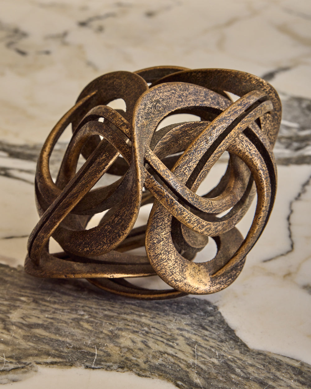Bronze Knot Sculpture