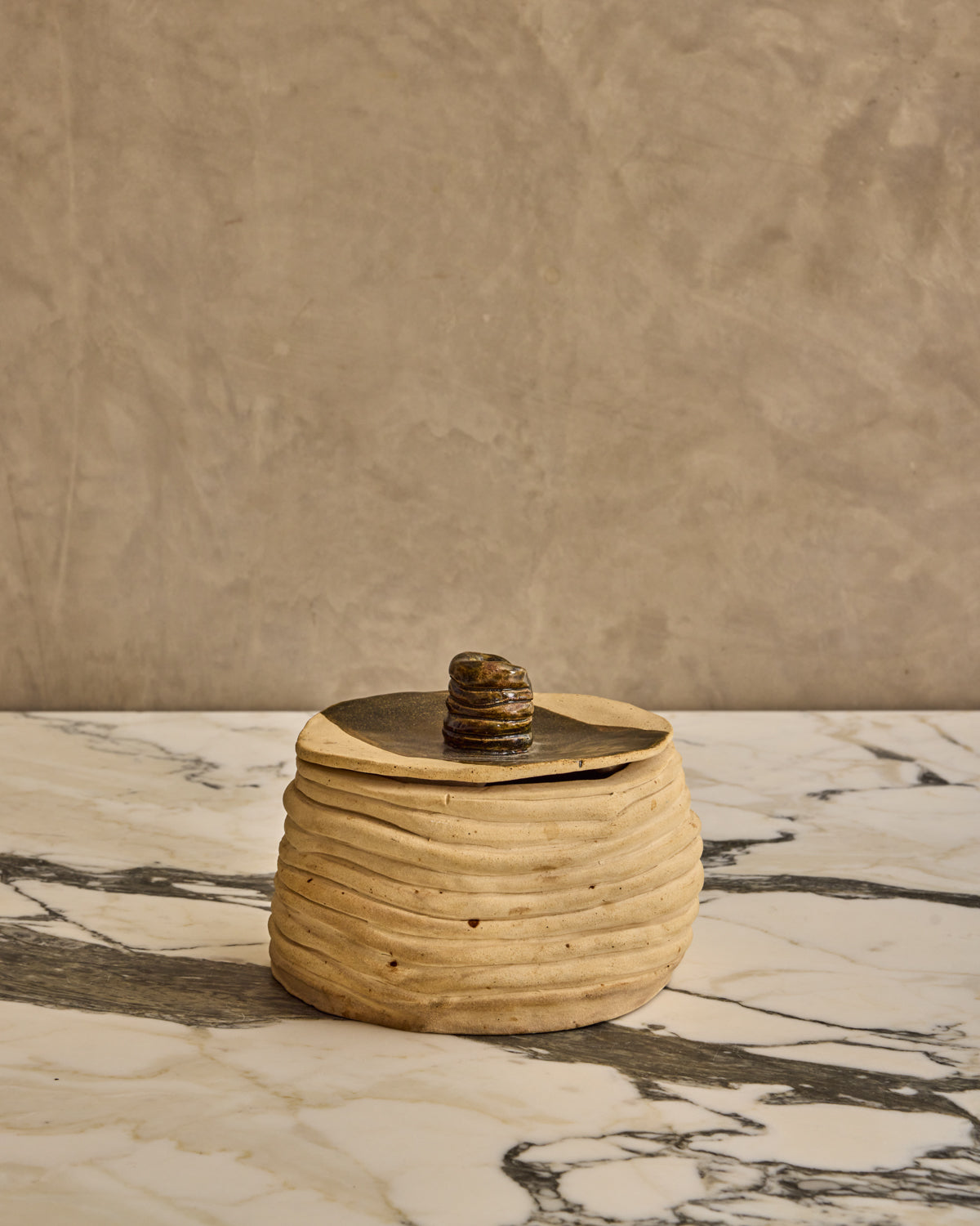 Lidded Coil Pot