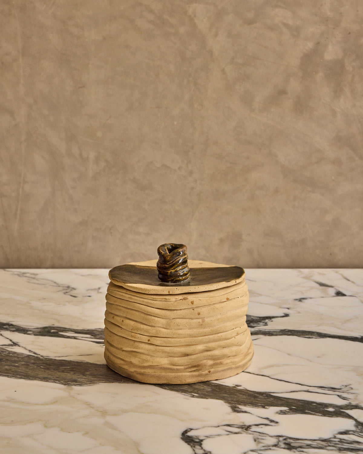 Lidded Coil Pot