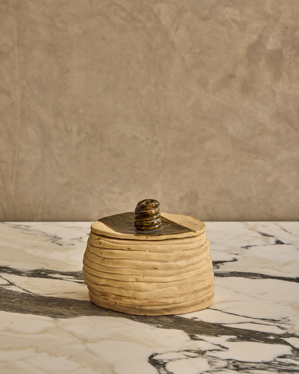 Lidded Coil Pot