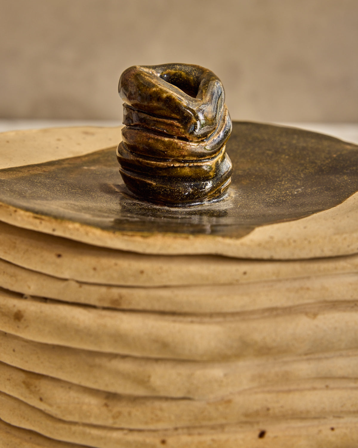 Lidded Coil Pot