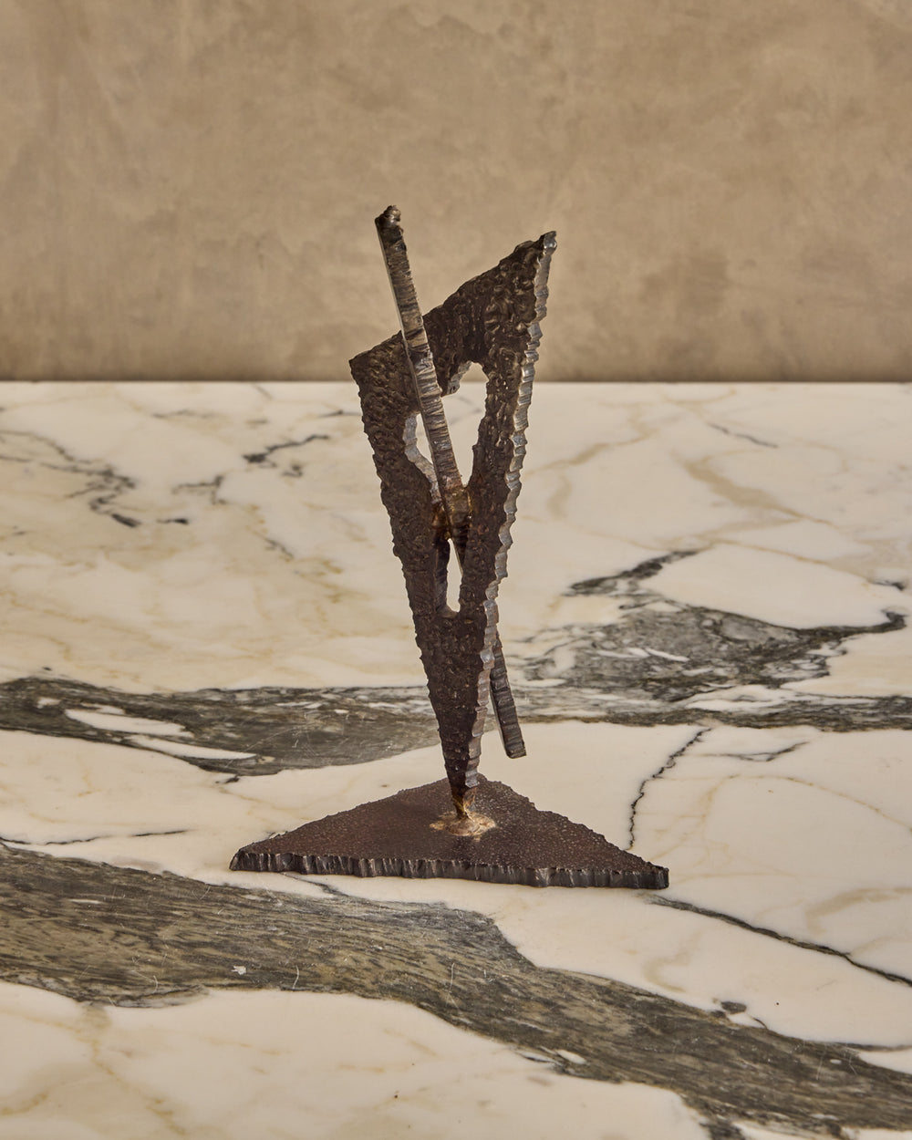 Metal Geometric Sculpture