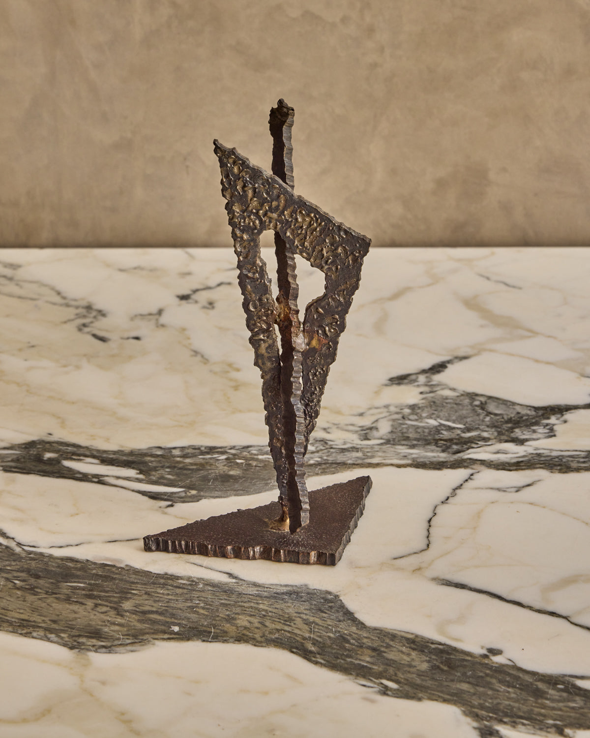 Metal Geometric Sculpture