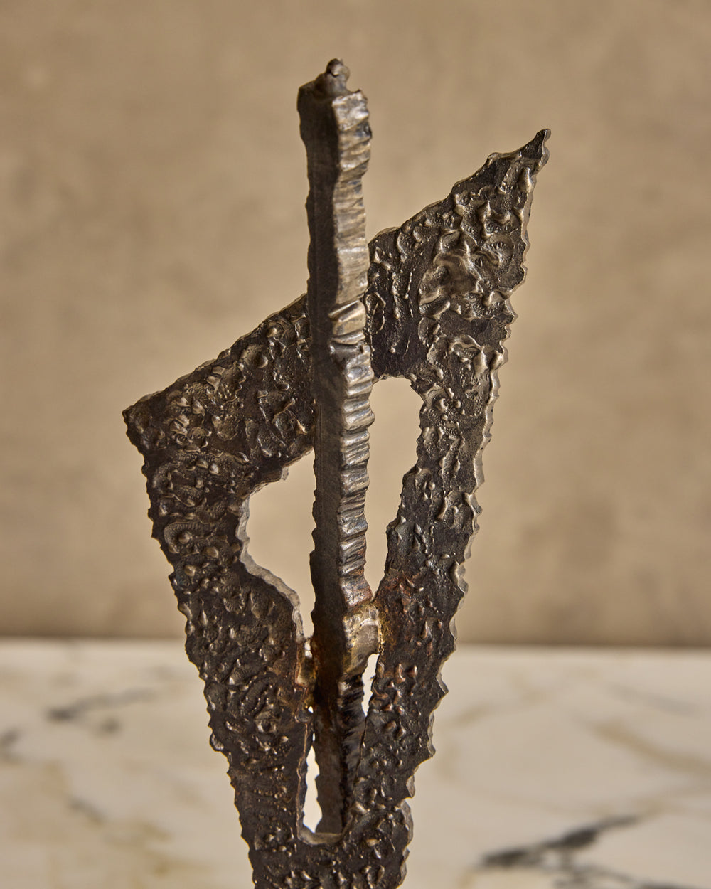 Metal Geometric Sculpture