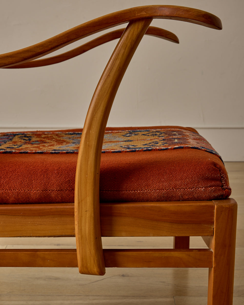 1940s Dutch High Back Rope Chair