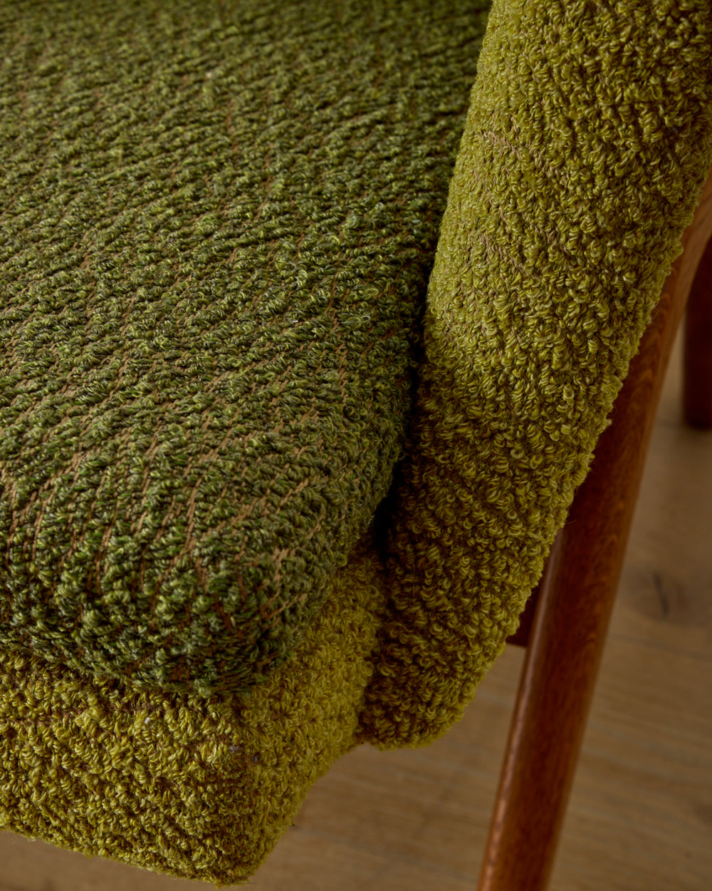 Pair of Oak Frame Easy Chairs