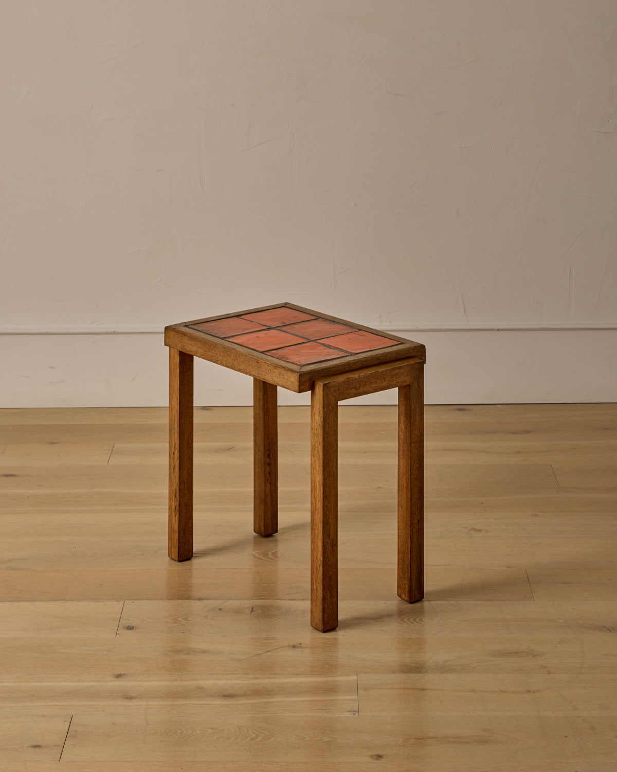 Dutch Ceramic Tile Side Table