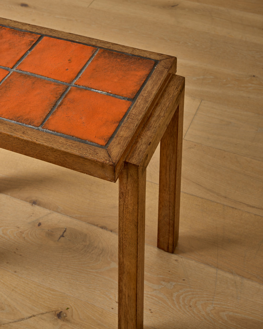 Dutch Ceramic Tile Side Table