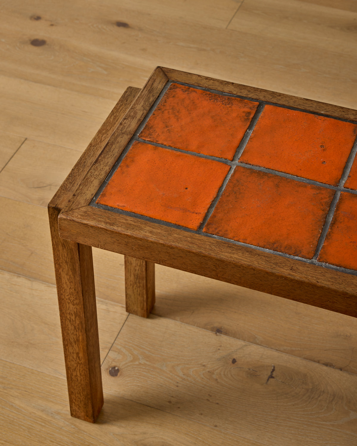 Dutch Ceramic Tile Side Table