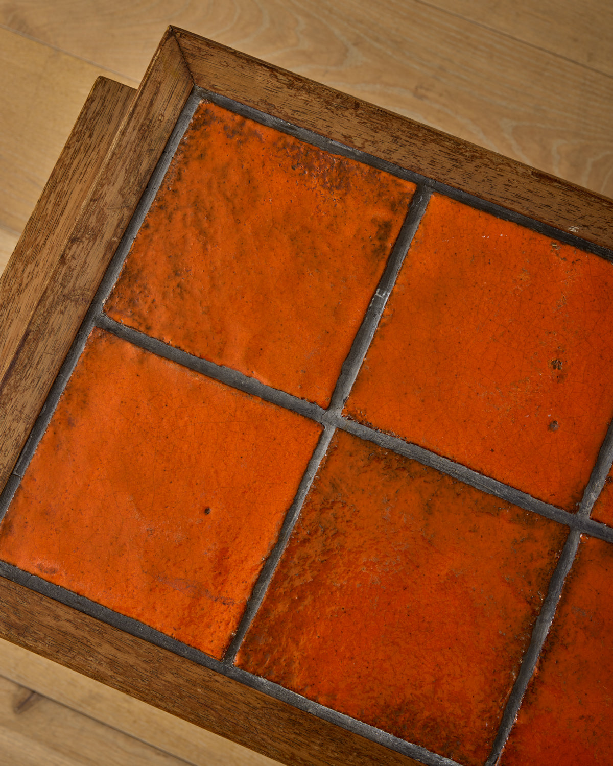 Dutch Ceramic Tile Side Table