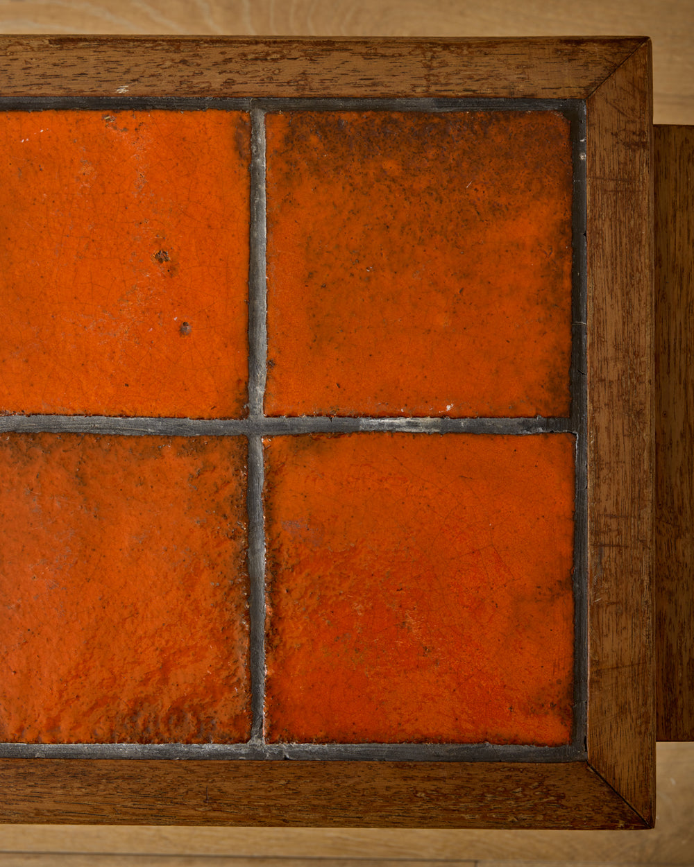Dutch Ceramic Tile Side Table