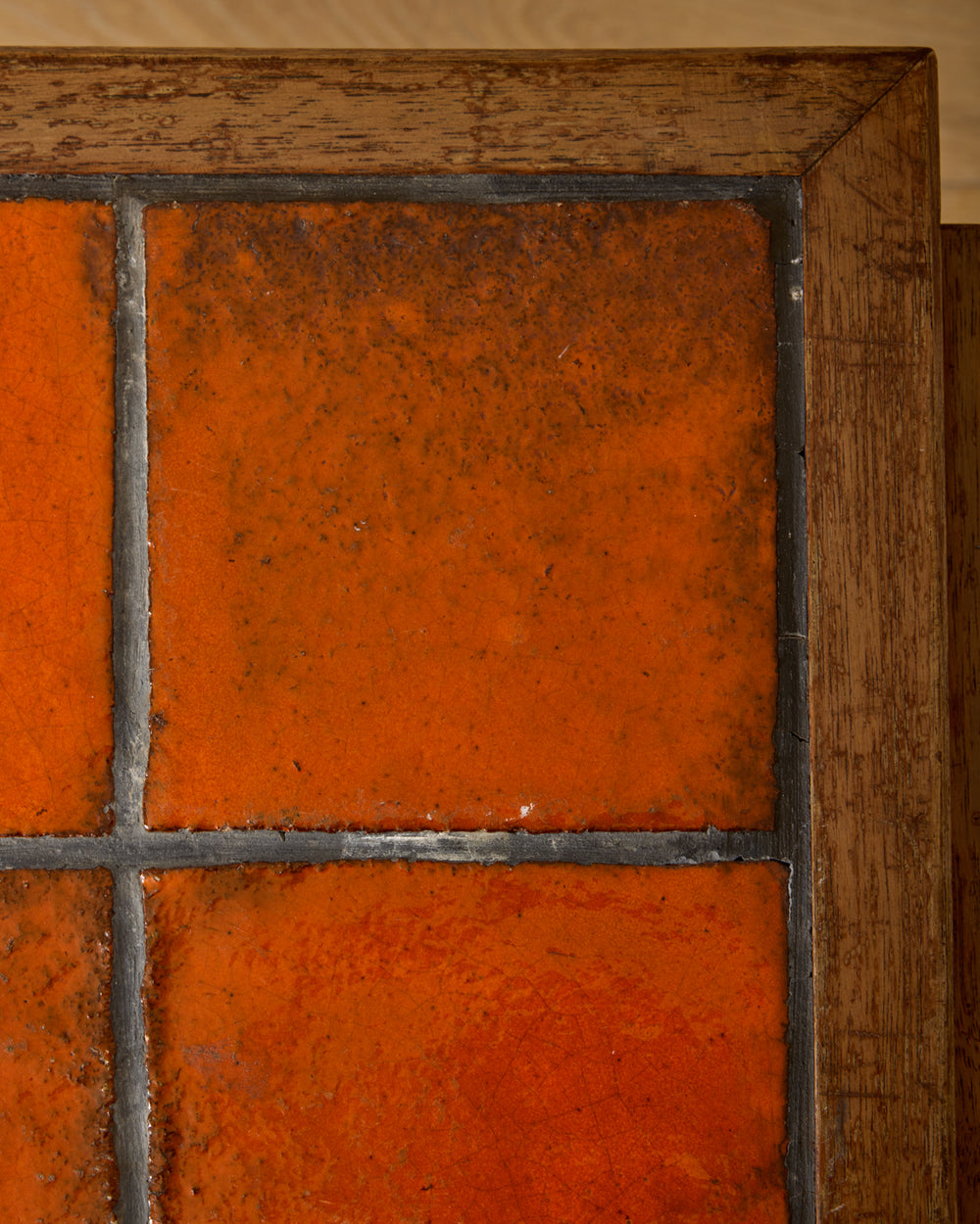 Dutch Ceramic Tile Side Table