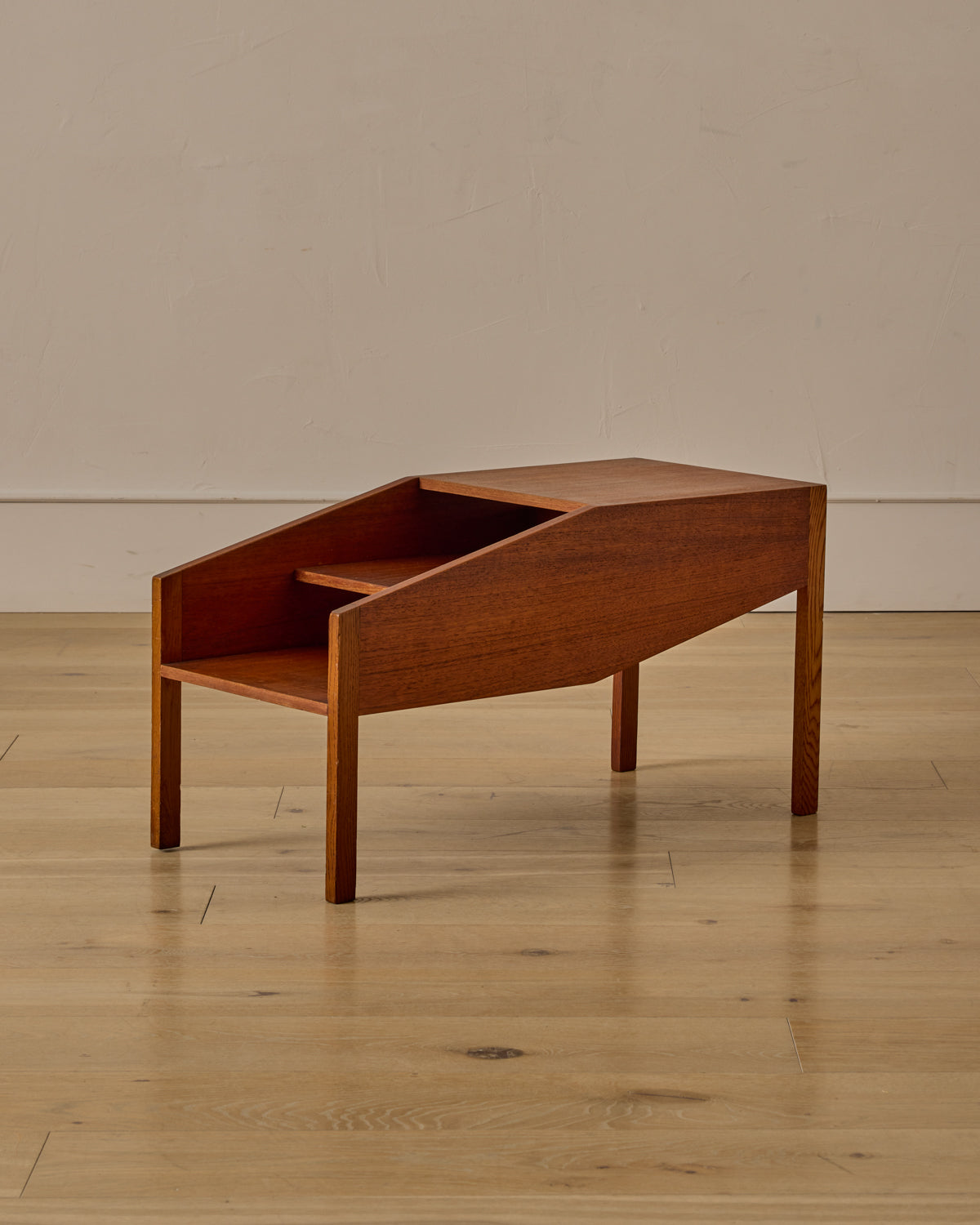 Mid-Century Teak Tiered Table