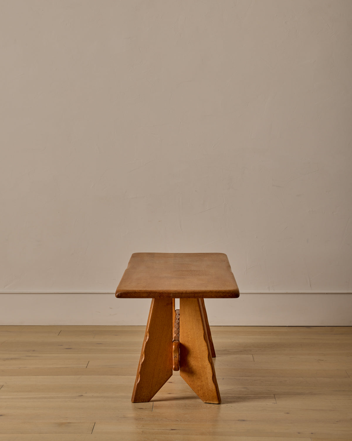 Oak Coffee Table Bench by B Spruijt