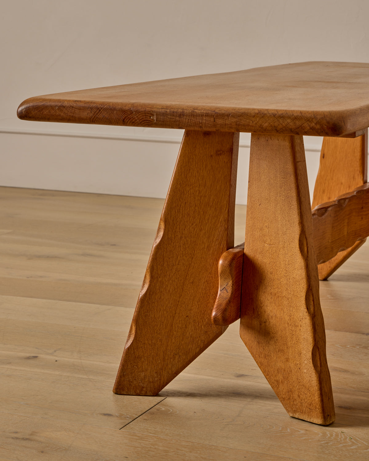 Oak Coffee Table Bench by B Spruijt