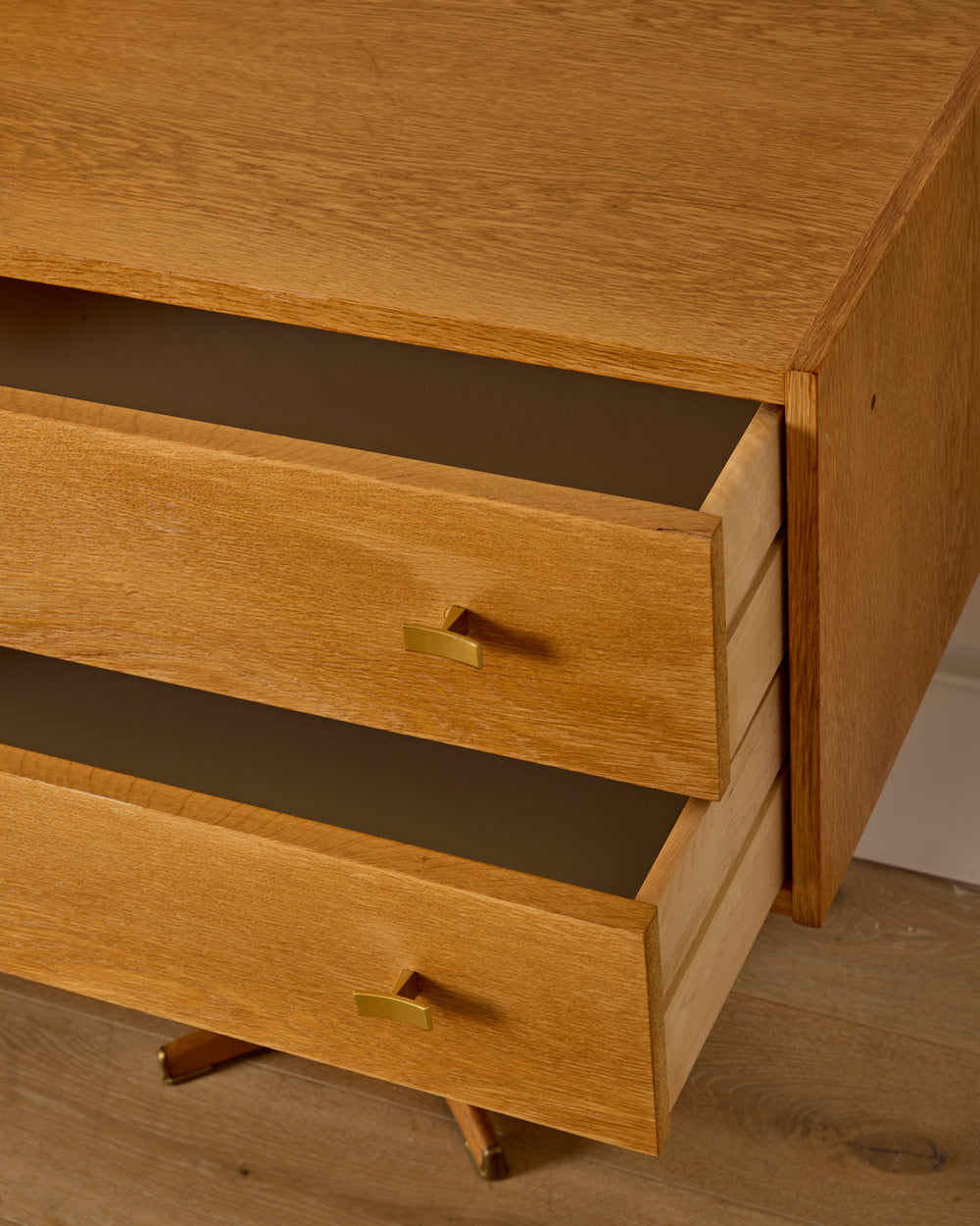 Scandinavian Oak Dresser with Vanity