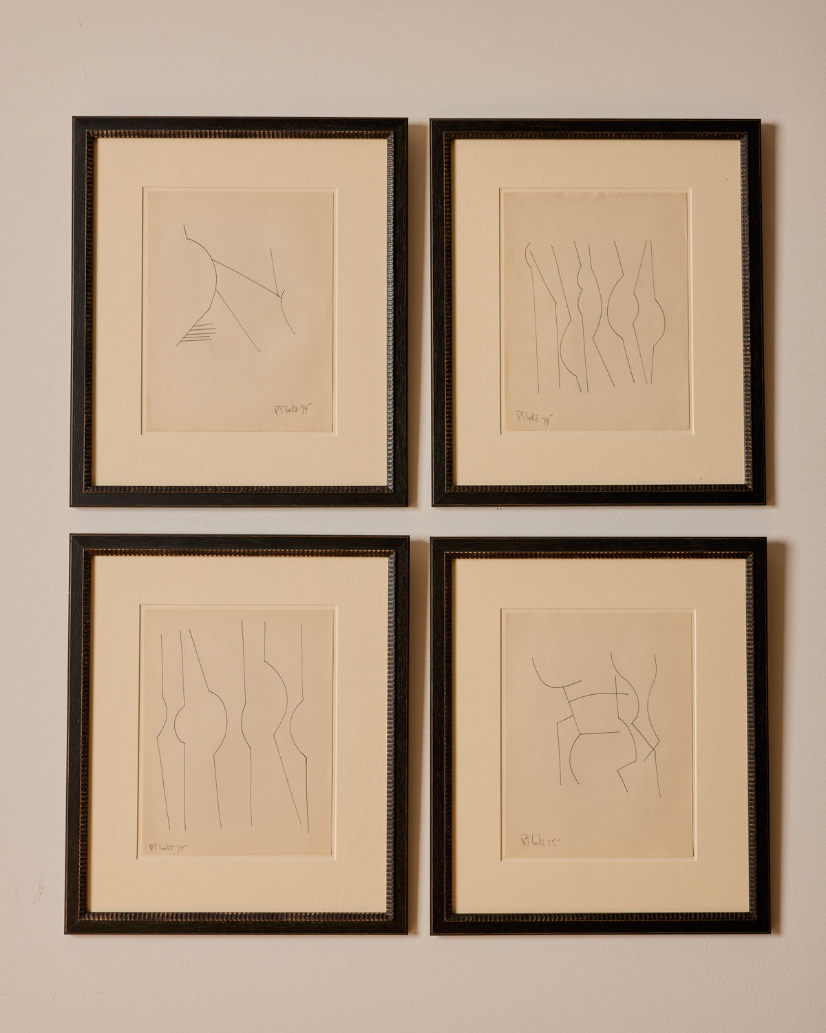 1970s Ink on Paper Drawings