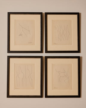 1970s Ink on Paper Drawings