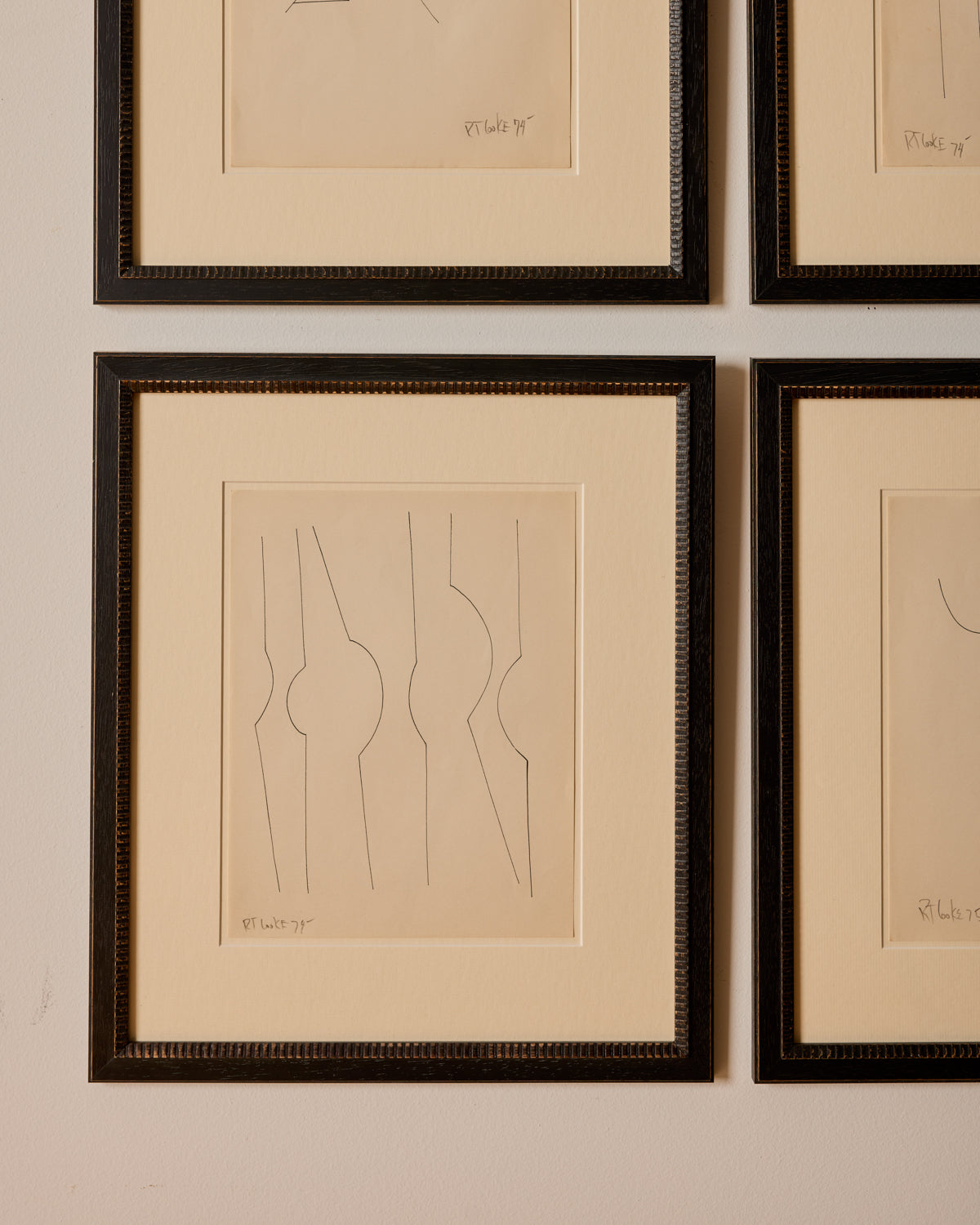 1970s Ink on Paper Drawings