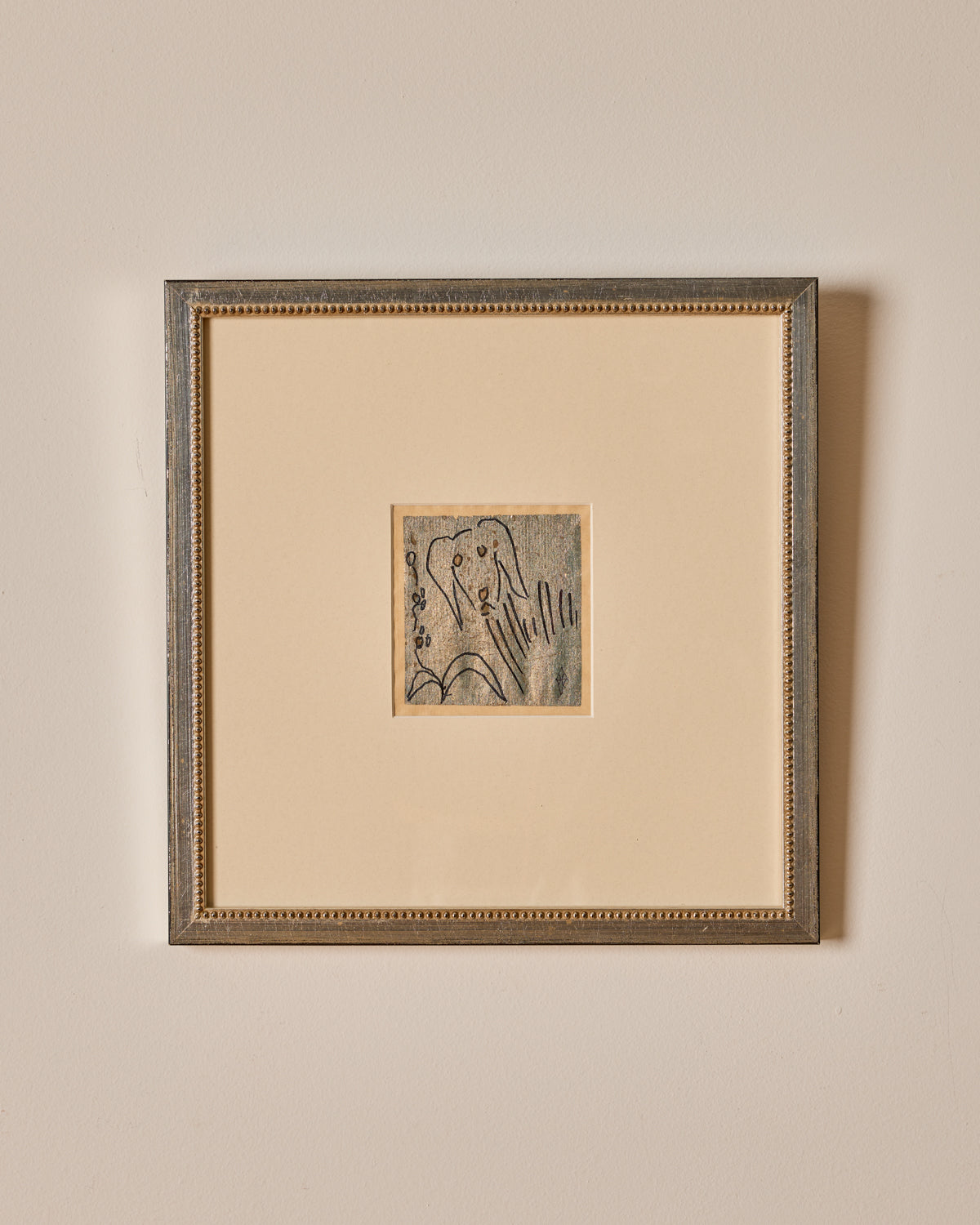 Dog on Silver Leaf II