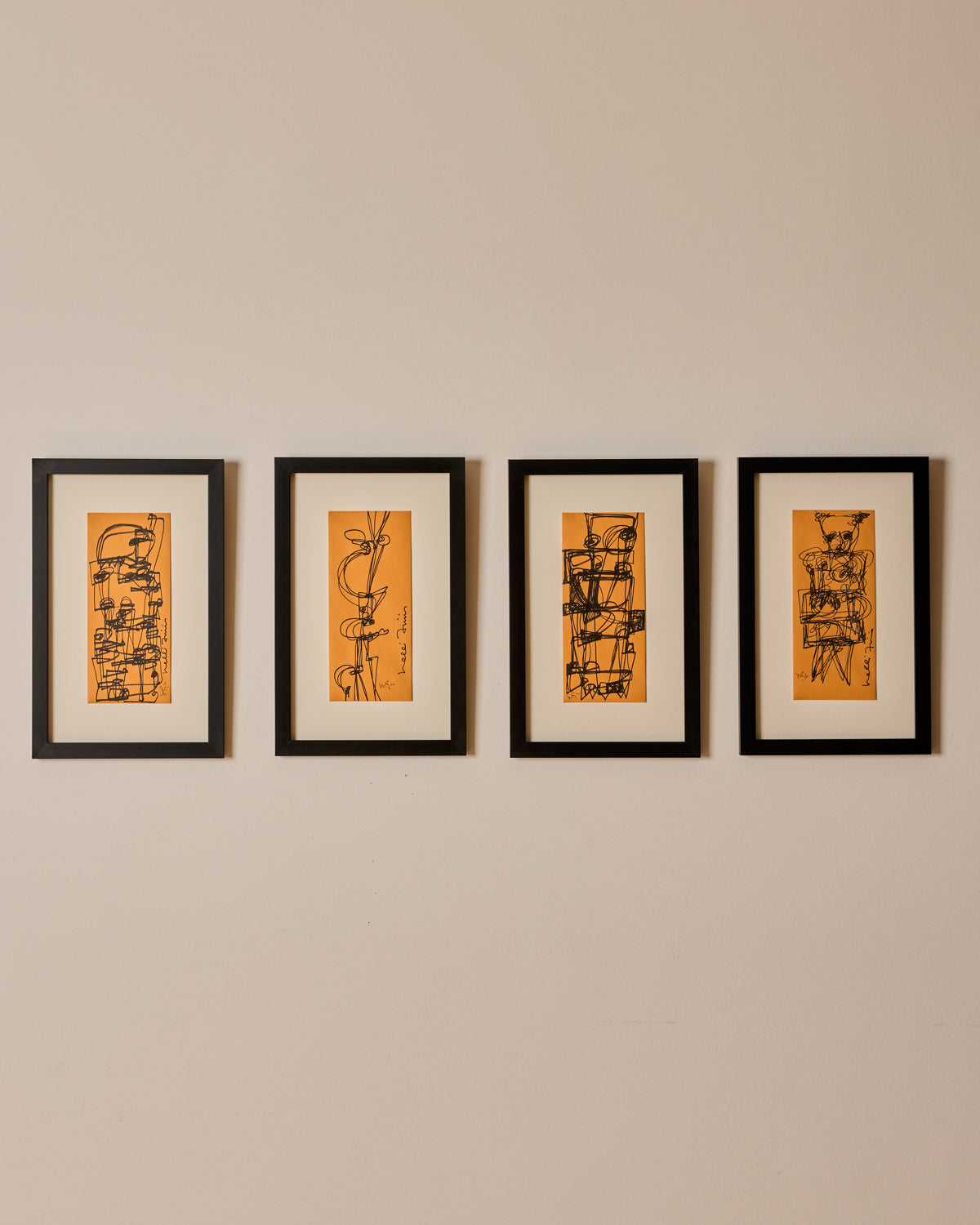 Bold Ink on Kraft Series