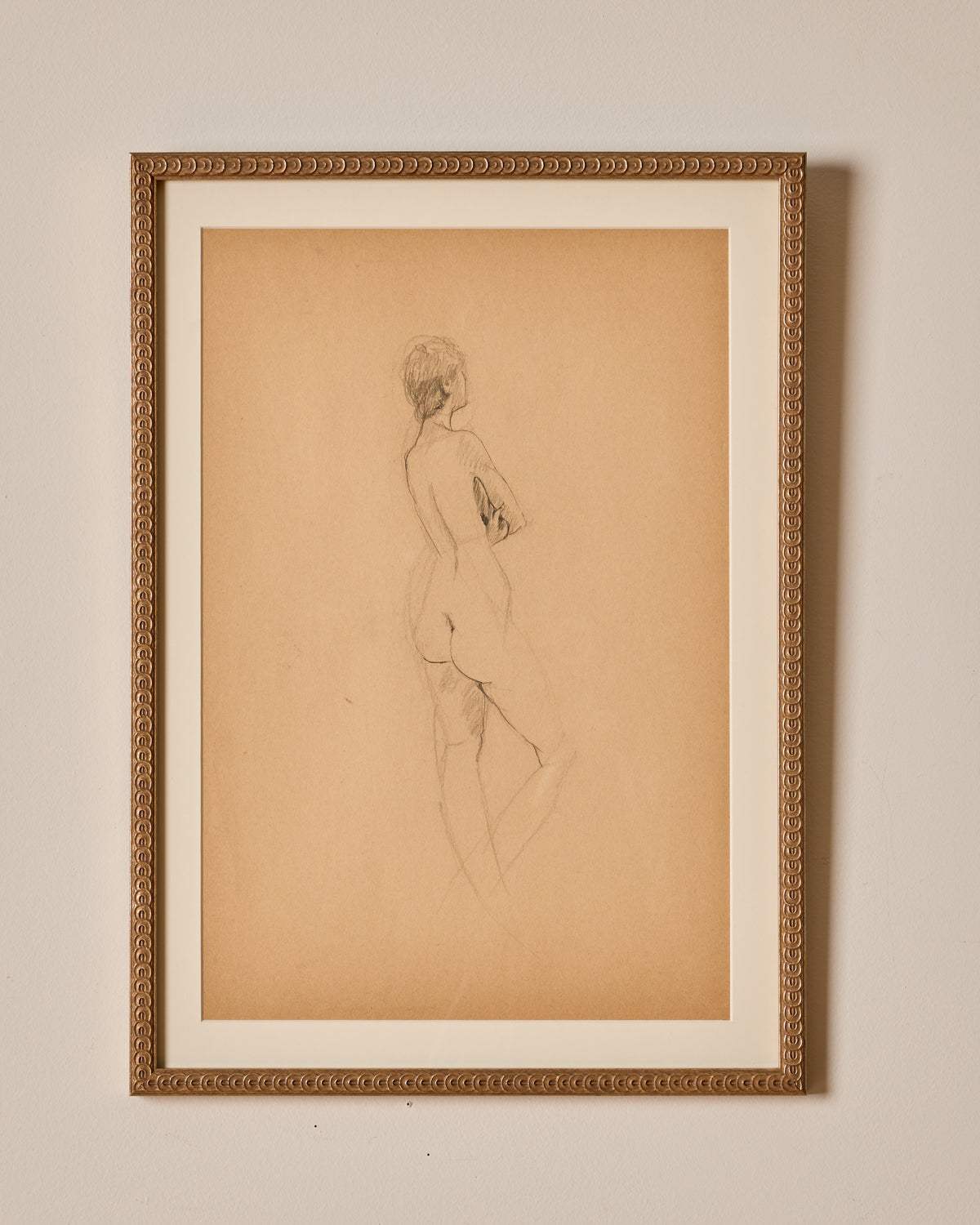 Leaning Figure Study