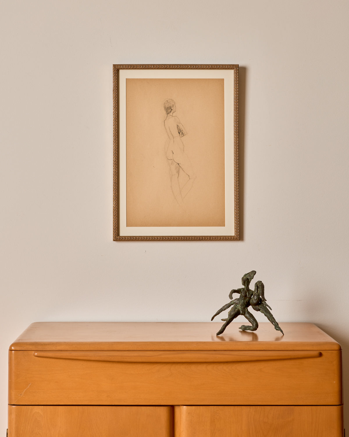 Leaning Figure Study