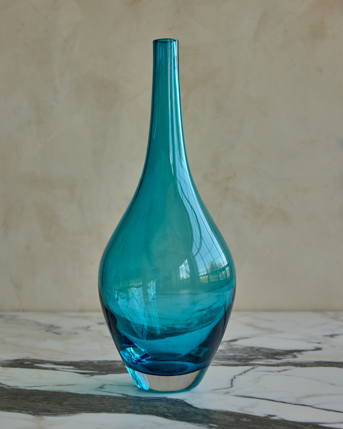 Set of Blue Glass Vessels
