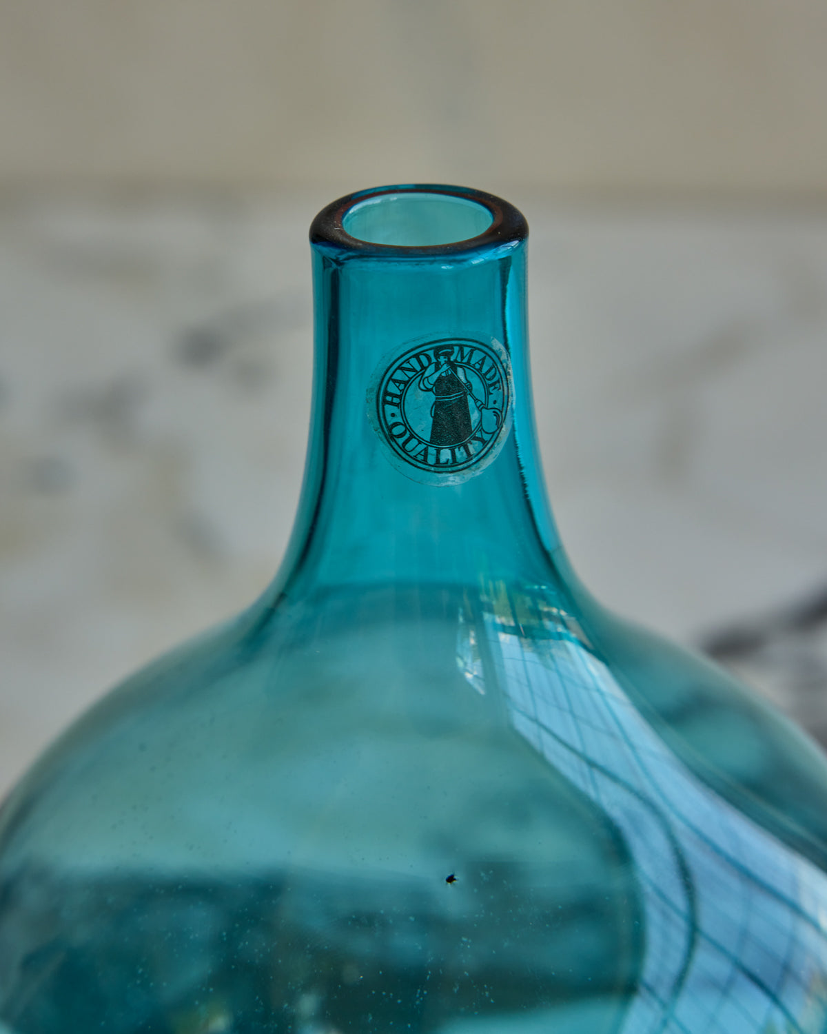 Set of Blue Glass Vessels