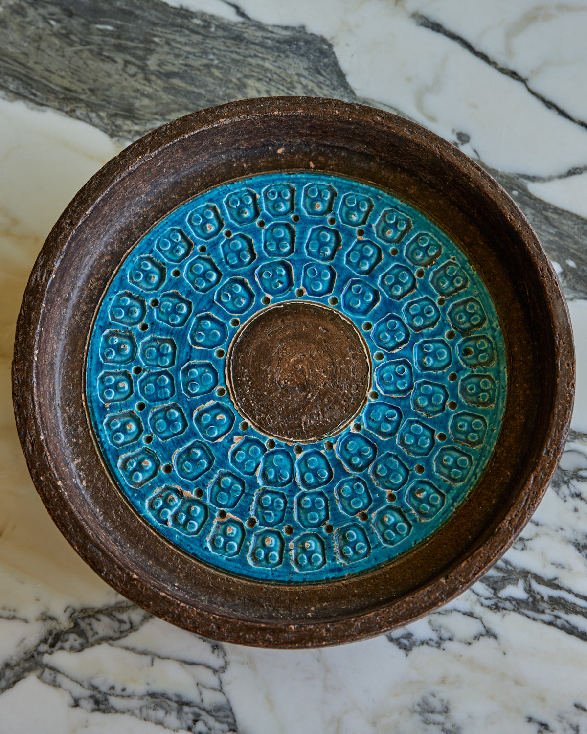 Italian Blue Glaze Dish