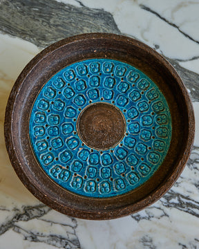 Italian Blue Glaze Dish