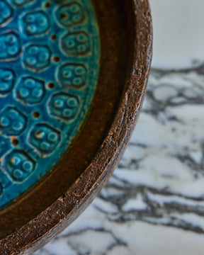 Italian Blue Glaze Dish