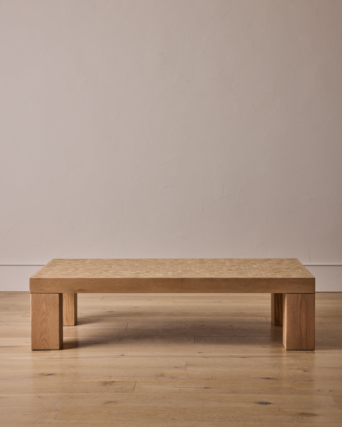 Brutalist Checkered Coffee Table