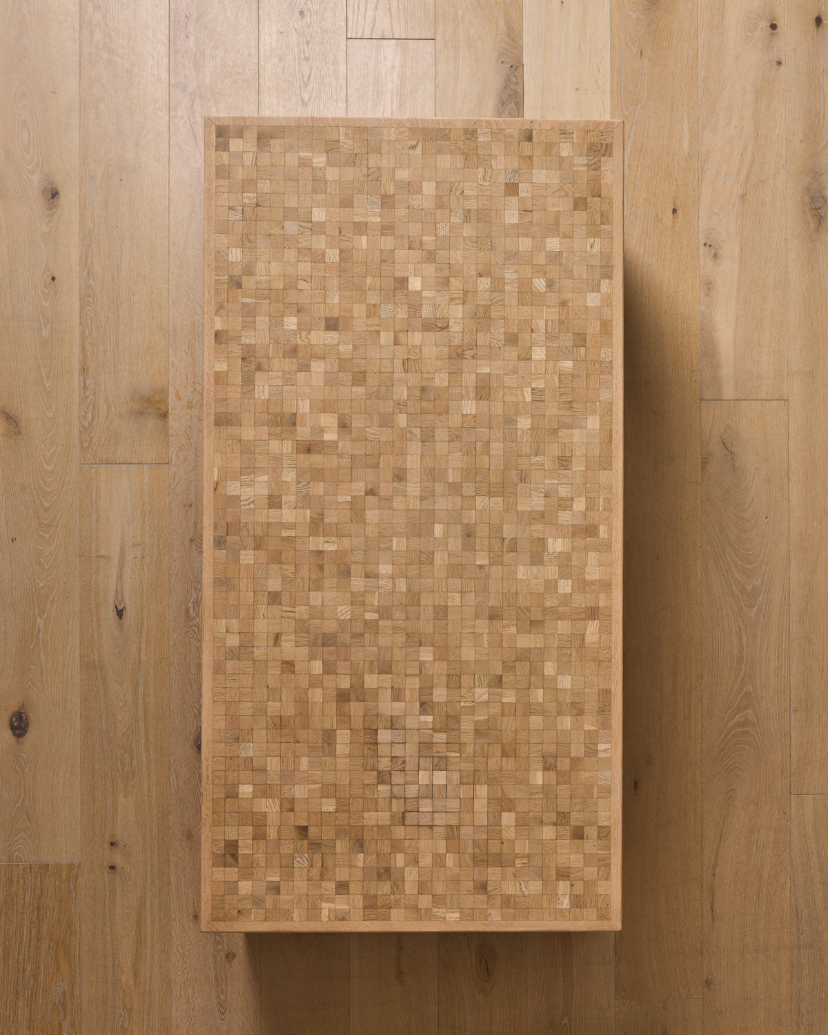 Brutalist Checkered Coffee Table