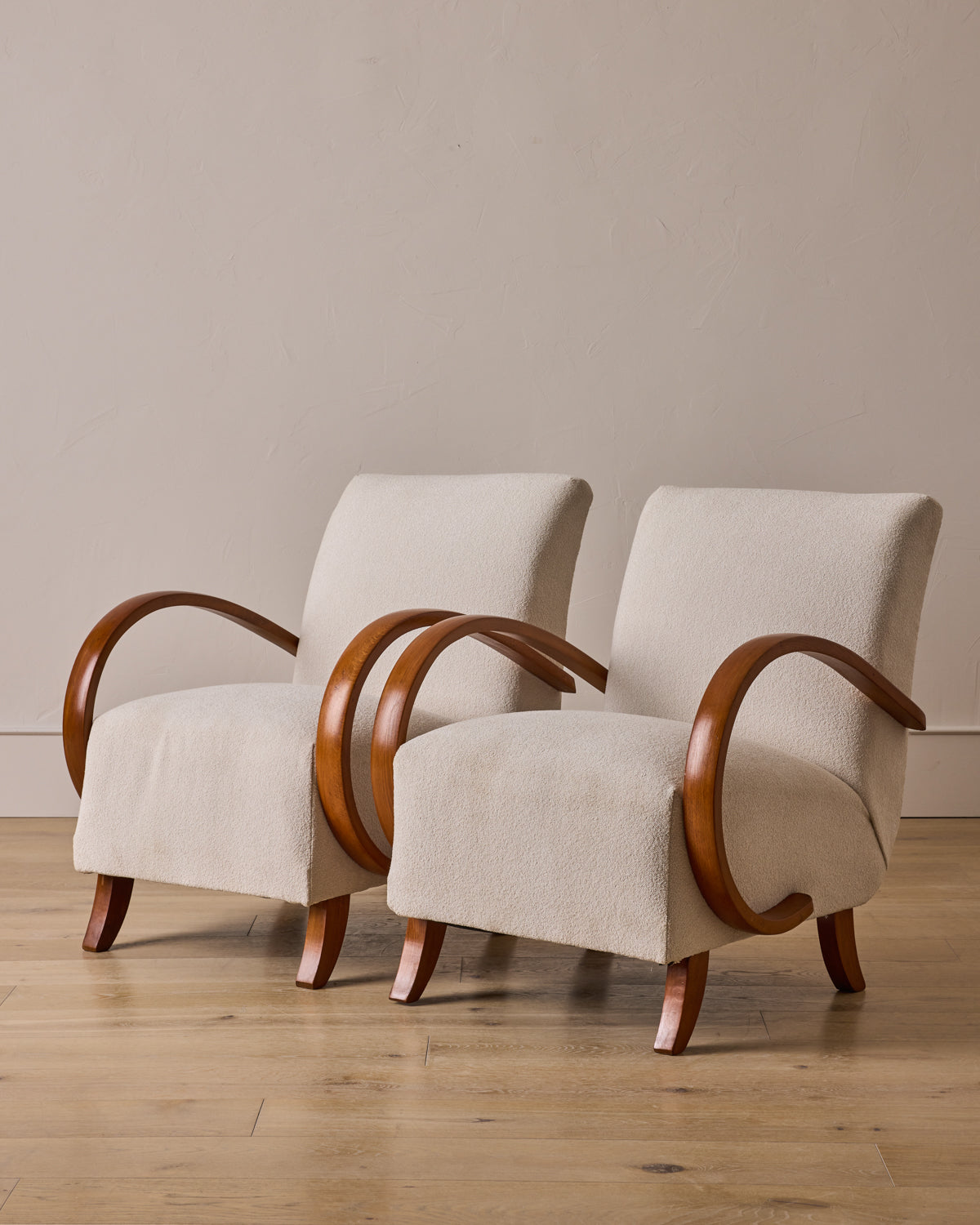 Pair of 1930s Czech Lounge Chairs