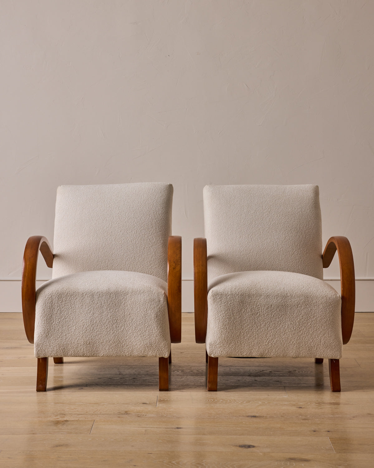 Pair of 1930s Czech Lounge Chairs
