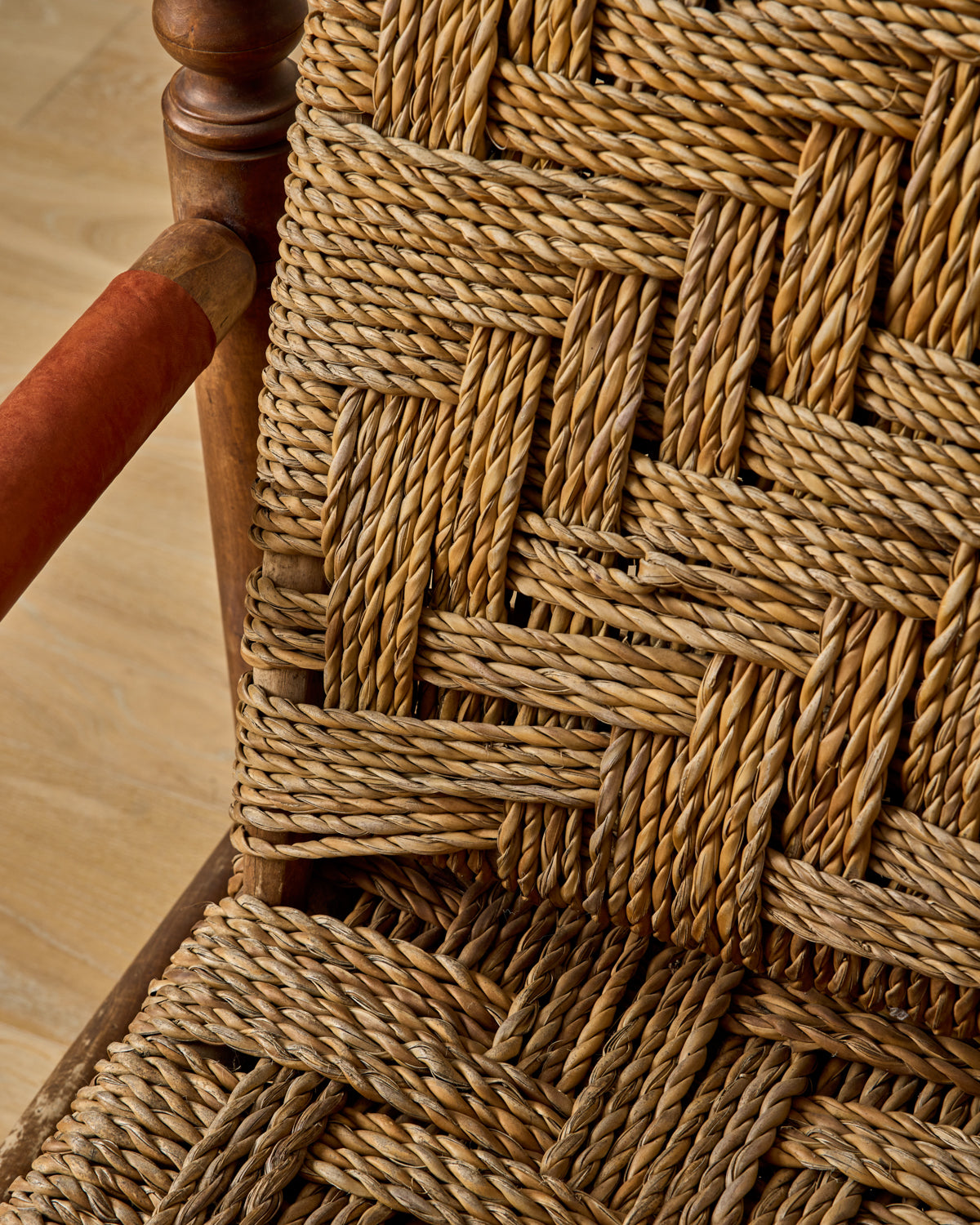 Pair of 1950s Woven Rope Chairs