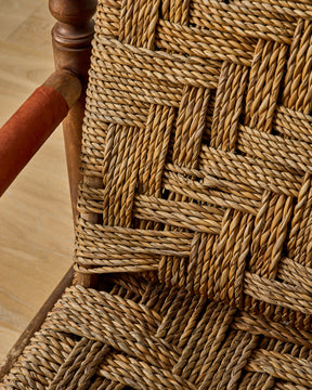 Pair of 1950s Woven Rope Chairs