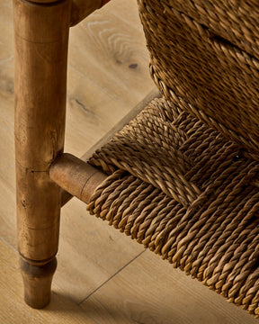 Pair of 1950s Woven Rope Chairs