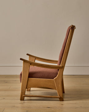 Pair of 'My Home' Oak Armchairs