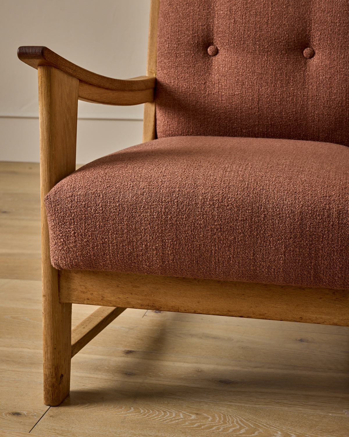 Pair of 'My Home' Oak Armchairs