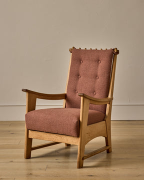 Pair of 'My Home' Oak Armchairs