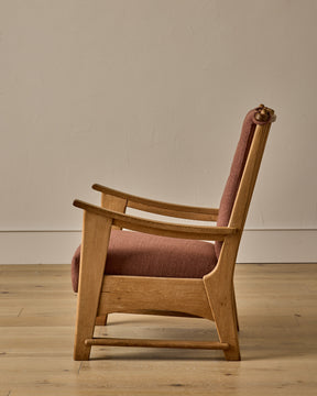 Pair of 'My Home' Oak Armchairs