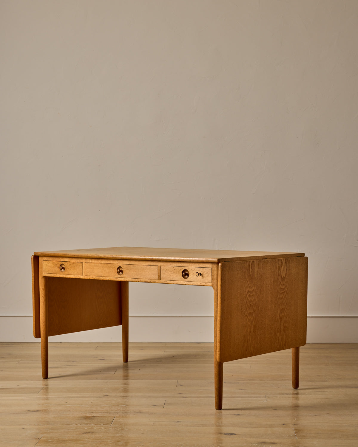 Oak Drop-Leaf Desk